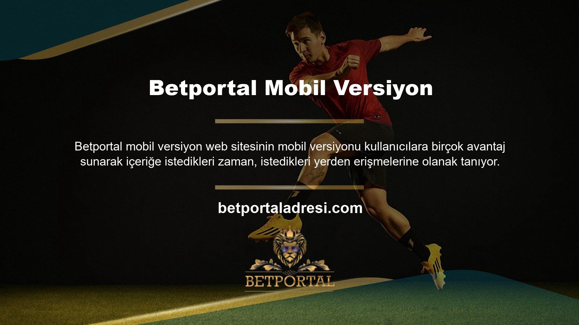 Web sitesinin mobil versiyonu kullanıcılara birçok avantaj sunarak içeriğe istedikleri zaman, istedikleri yerden erişmelerine olanak tanıyor